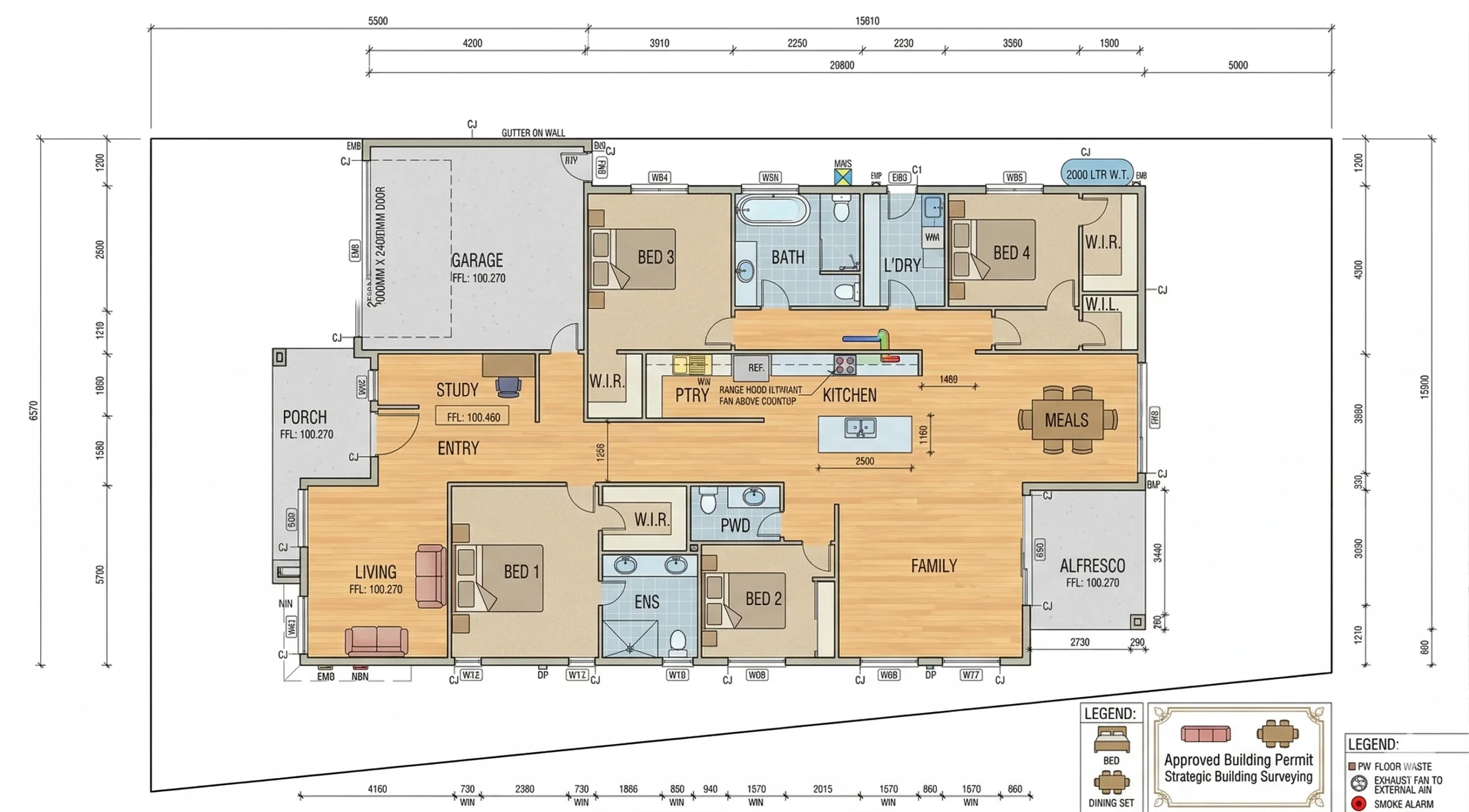 4 Bedroom Donnybrook Floor Plan