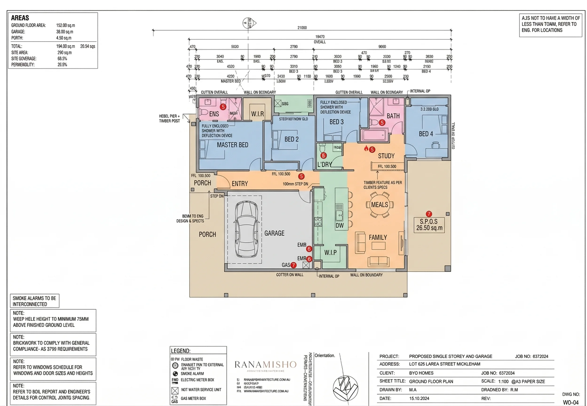 5 Bedroom Floor Plan